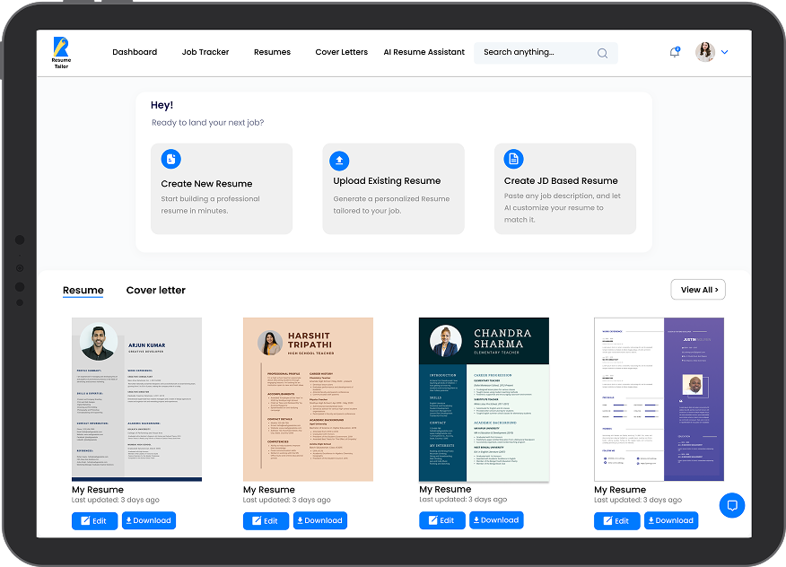 Resume Tailor Project
